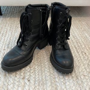 Like new Madden Girl Combat Boots